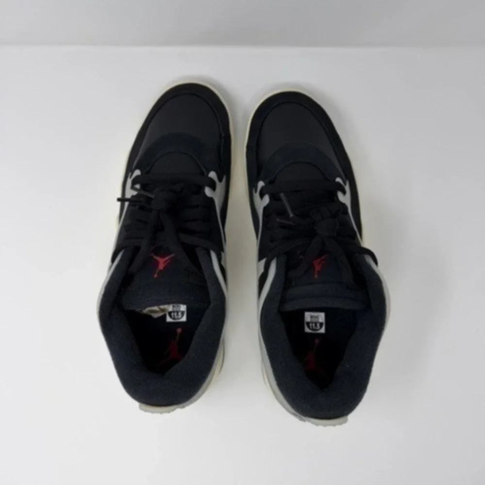 Air Jordan 4 RM Black/Gym Red/Sail/Coconut Sneakers Mens 11.5 - NWT FQ7939 006‎